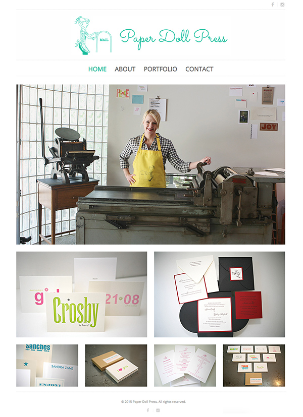 Paper Doll Press Home page